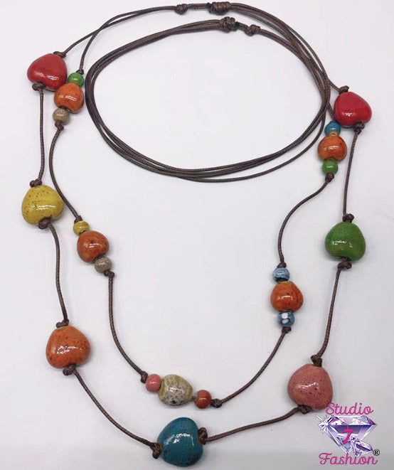Earthen Heart Necklace
