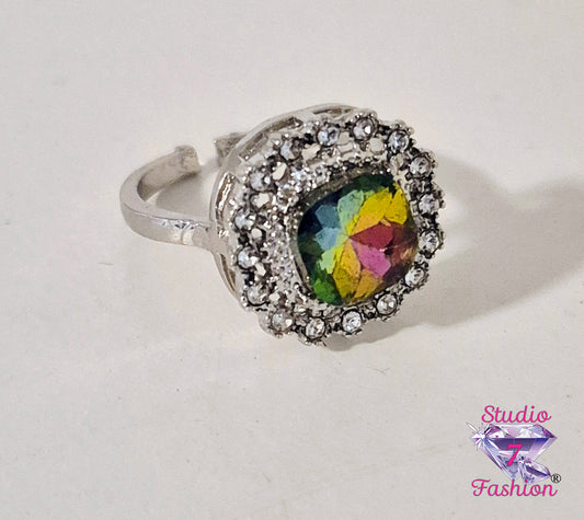 Aurora Cascade Necklace, Earring and Ring Set