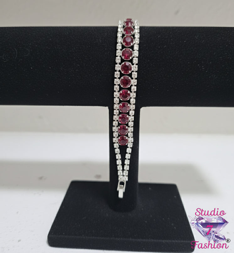 Ruby Glamour Bracelet