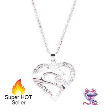 Mother and Baby Hand Holding Necklace
