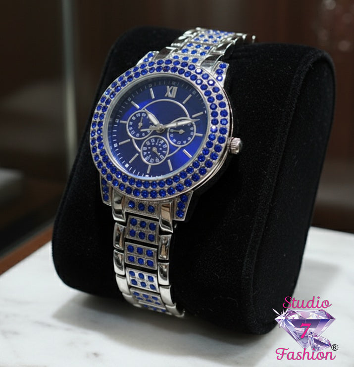 Sapphire Rhinestone Watch