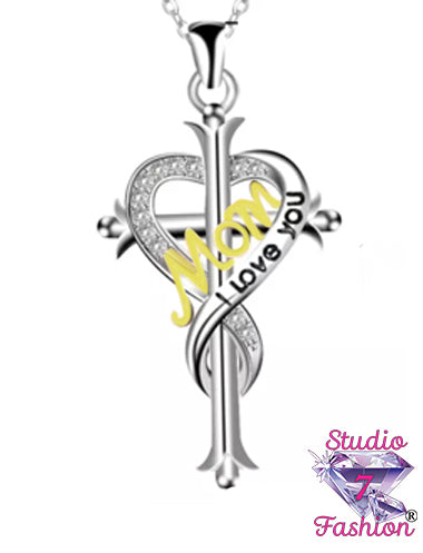 Infinite Love and Faith Cross Necklace