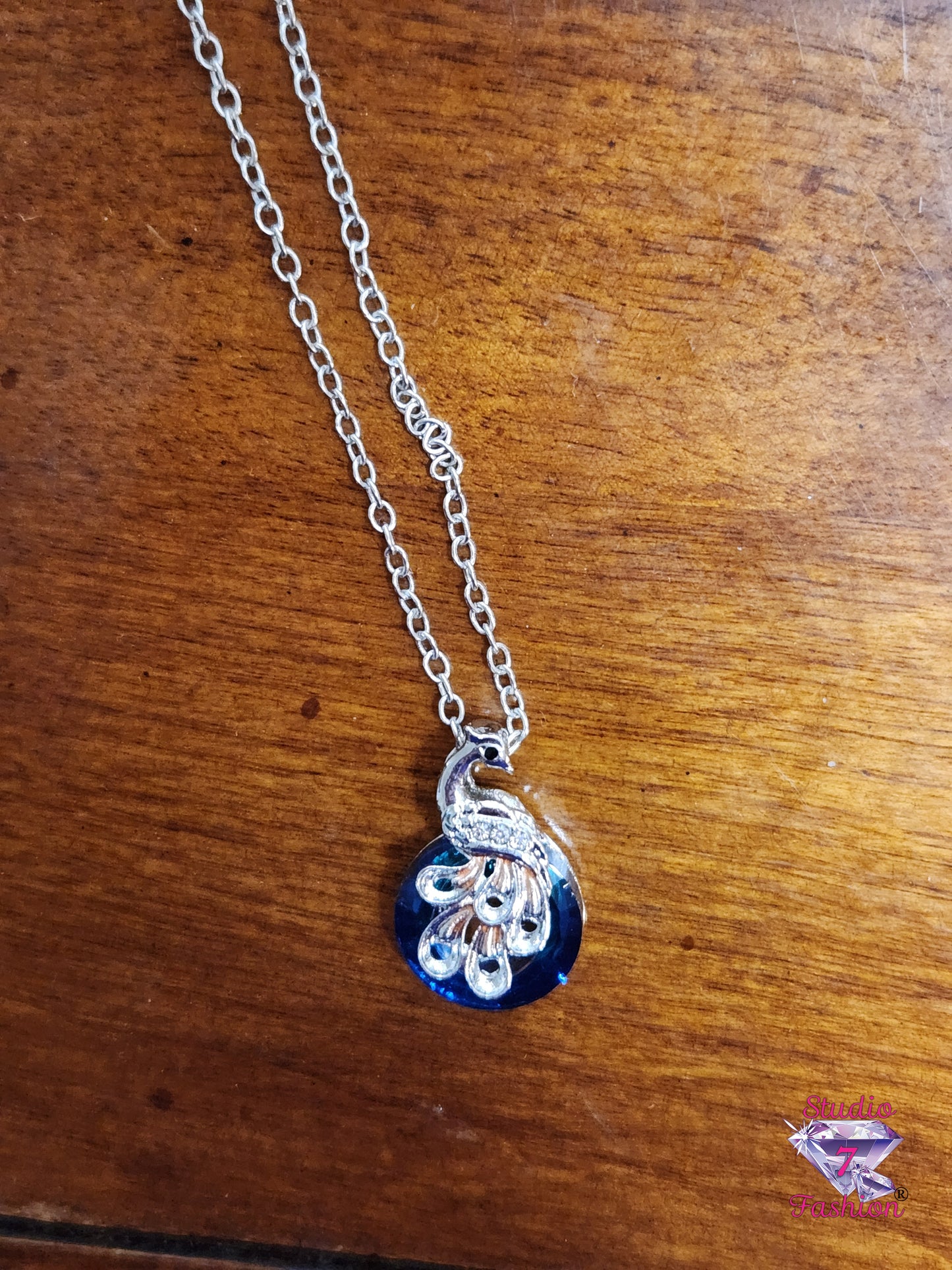 Iridescent Peacock Necklace
