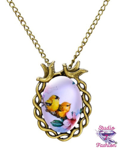 Spring Birds Necklace