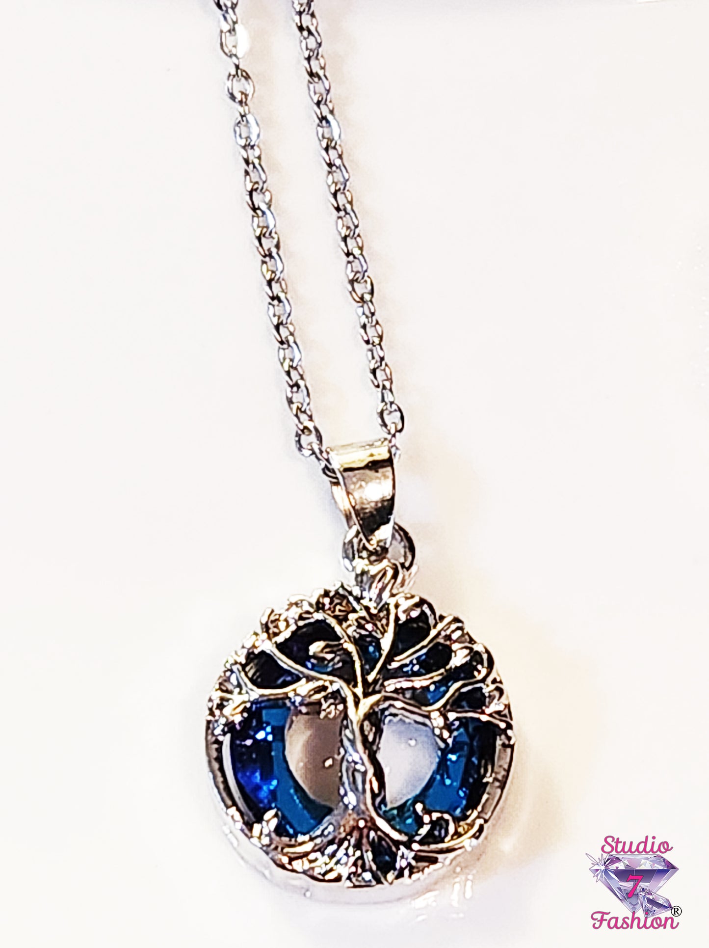 Iridescent Tree of Life Necklace