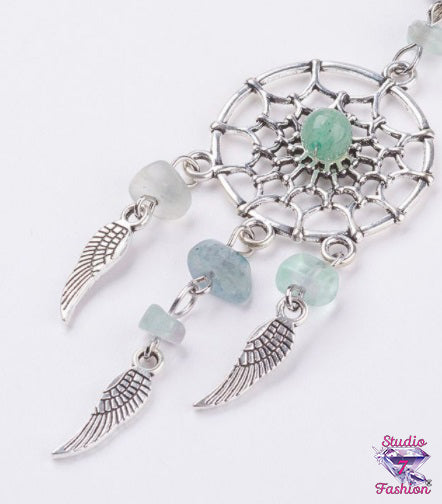 Stunning Aventurine Dreamcatcher Necklace