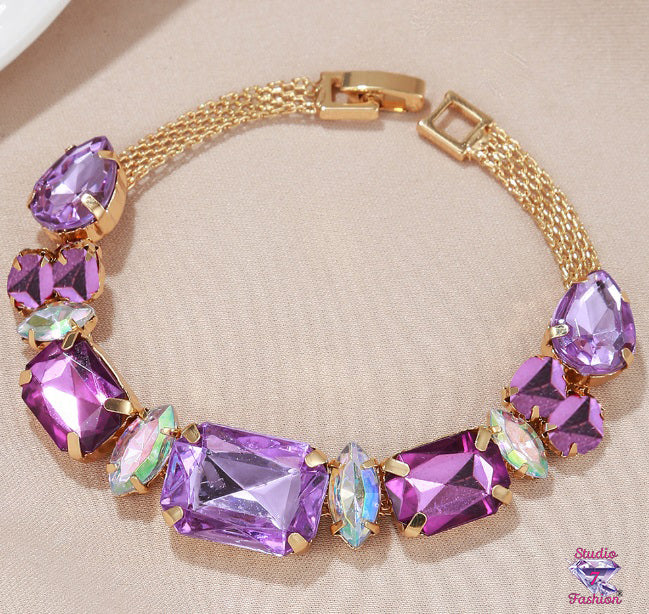 Marvelous Mauve Stone Bracelet