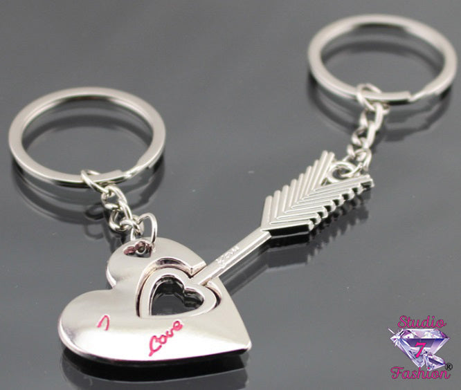 Locked In Love Couples Keychain Pair