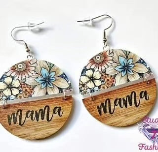 Floral Mama Disc Earrings
