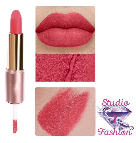 Warm Rose 2 in 1 Lipstick