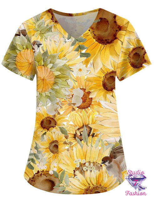 My Sunshine Scrub Top