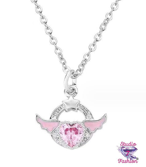 Floating Love Heart Necklace