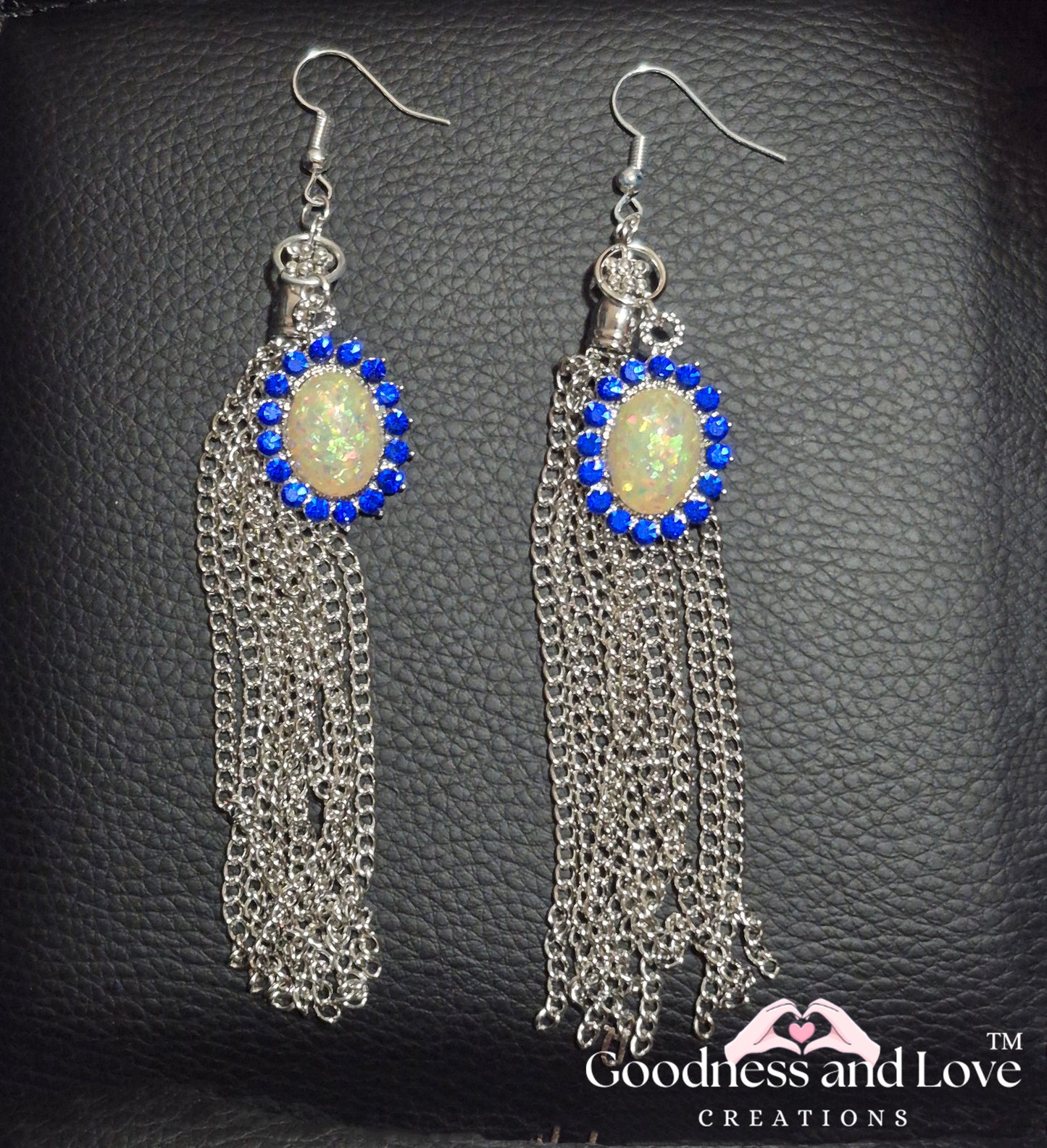 Ocean’s Embrace Tassel Earrings