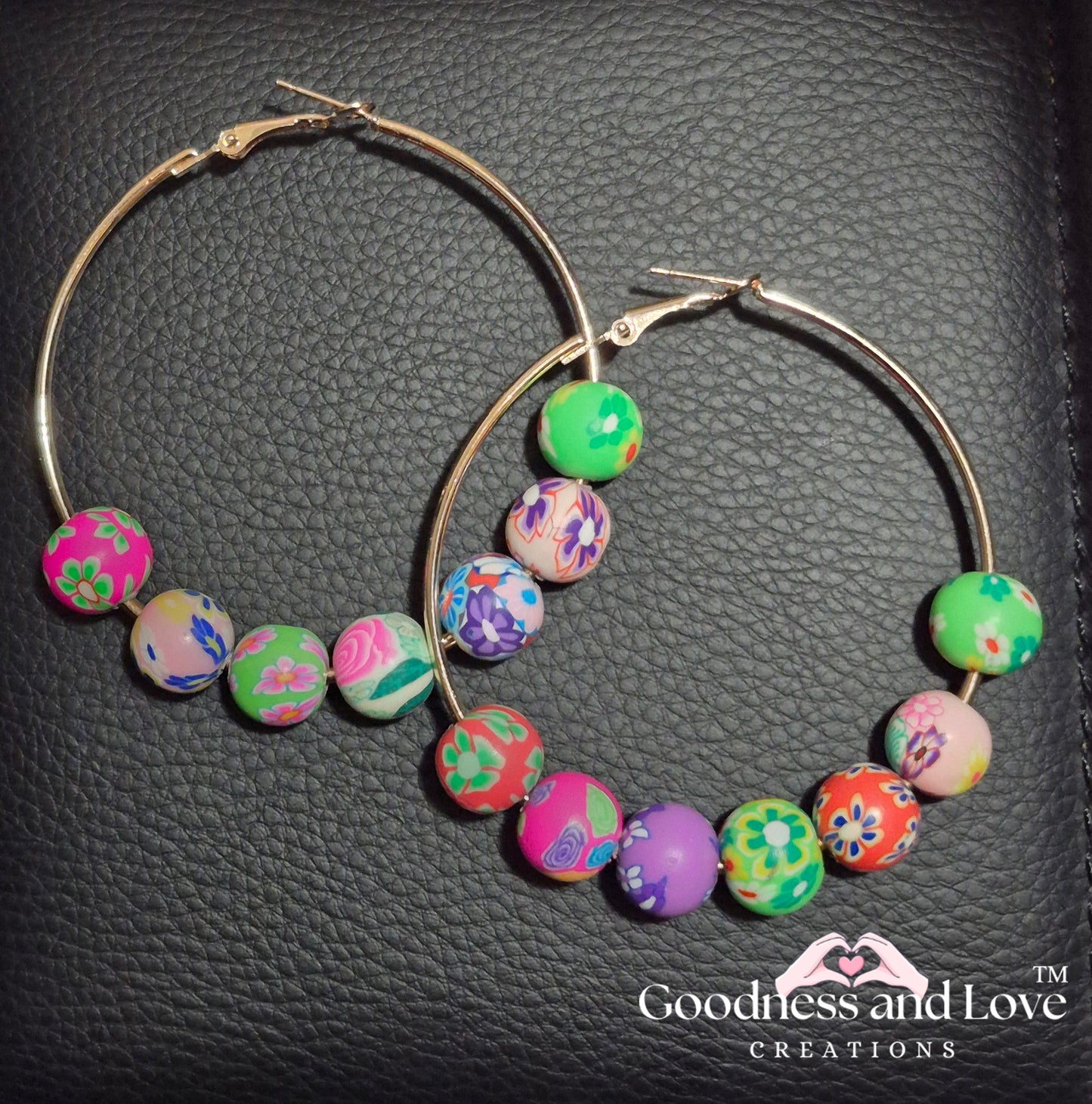 Garden Party Hoop Earrings