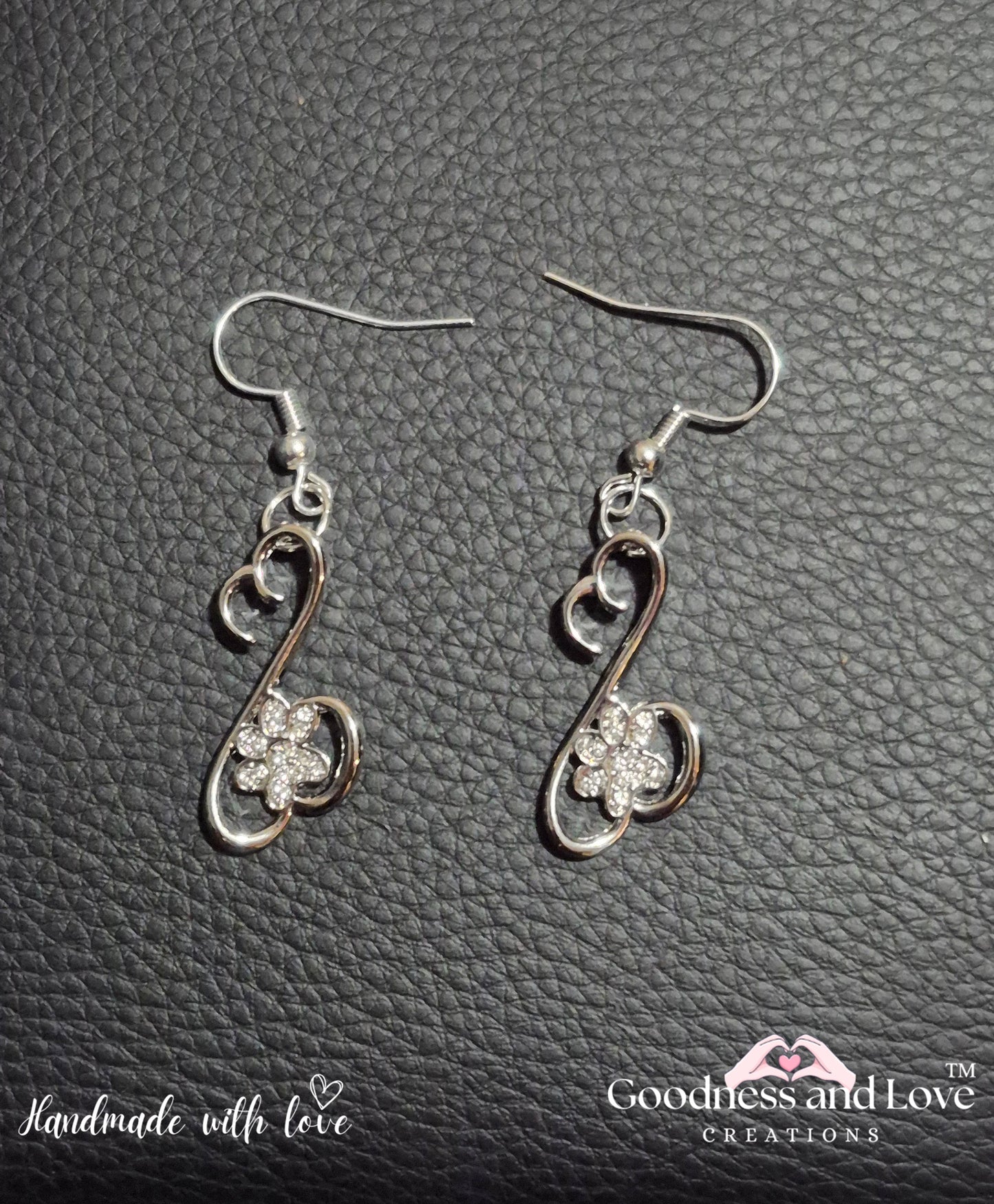 Infinity Paw Earrings