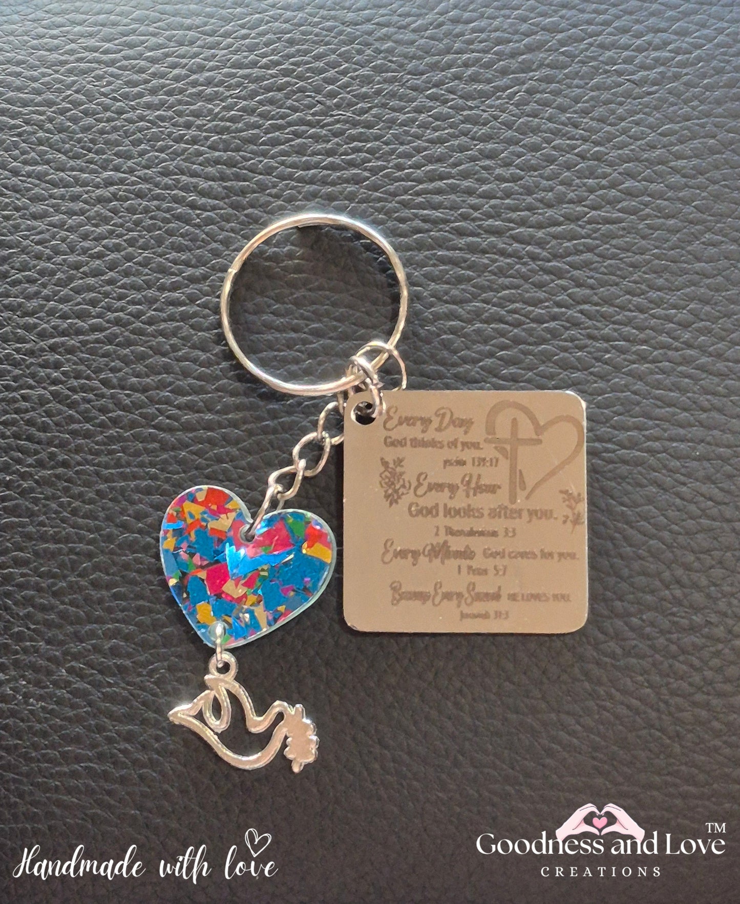 God Loves You Keychain