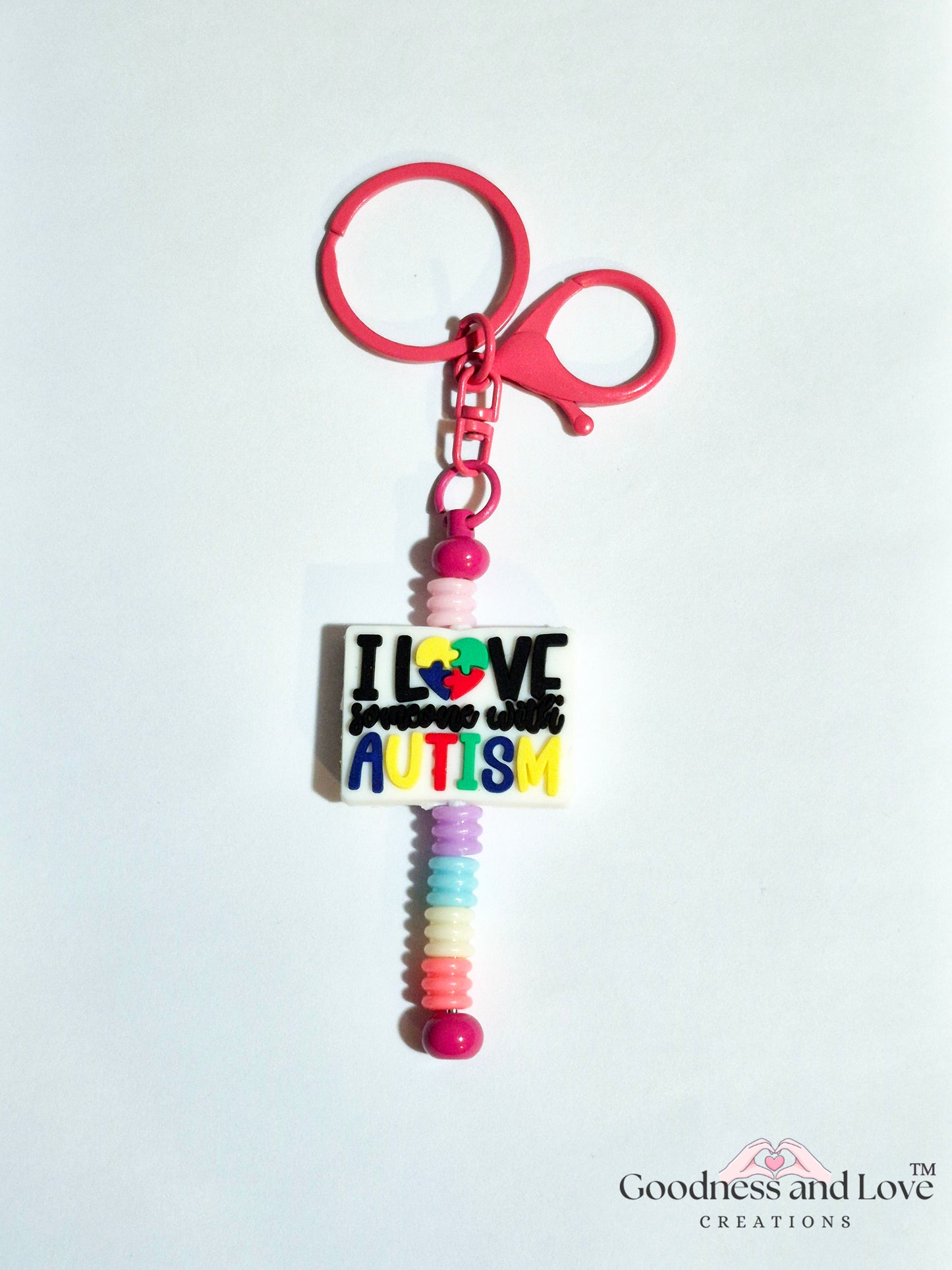 Love Autism Keychain