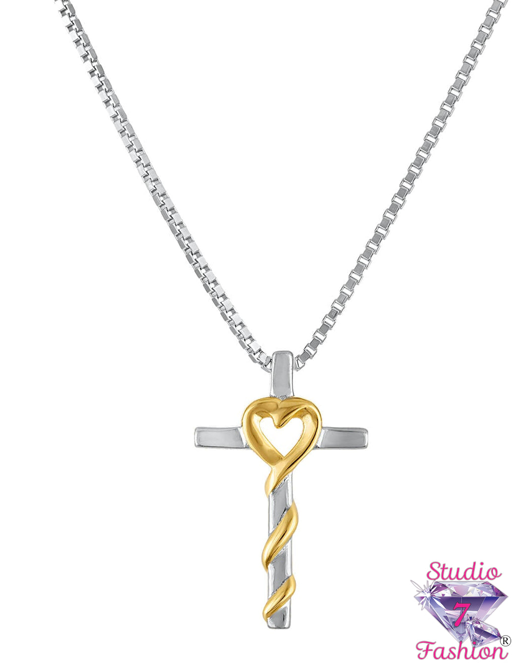 Enduring Love Cross Necklace