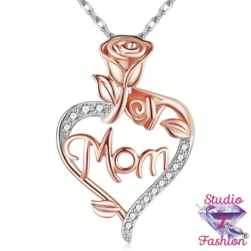 Rose Heart Necklace