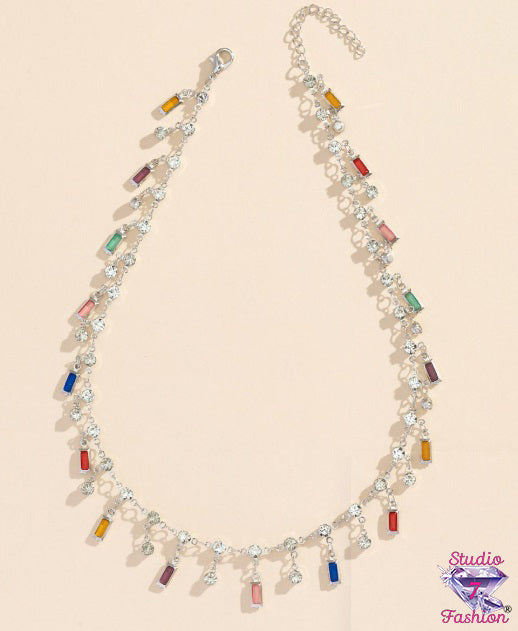 Multicolor Stones Necklace