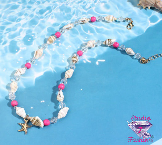 Pink Tide Choker Necklace