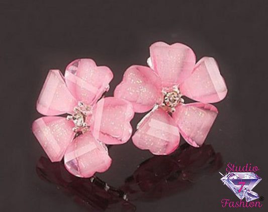 Flower Petal Radiance Earrings