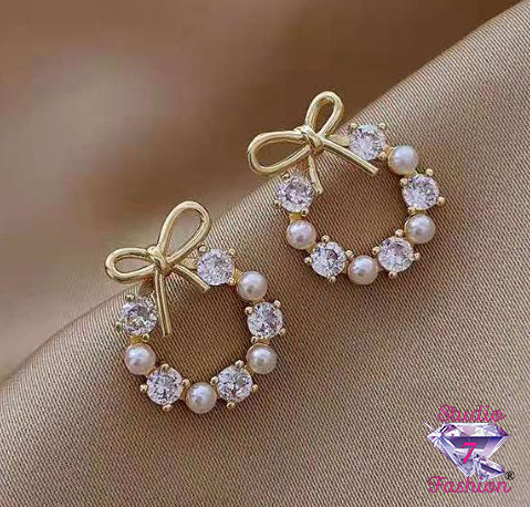 Luminous Bow Earrings