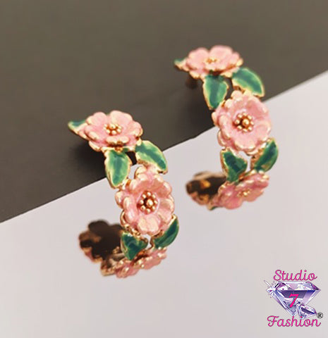 Blossom Hoop Earrings