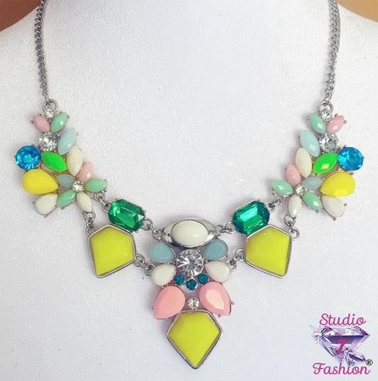 Radiant Garden Statement Necklace