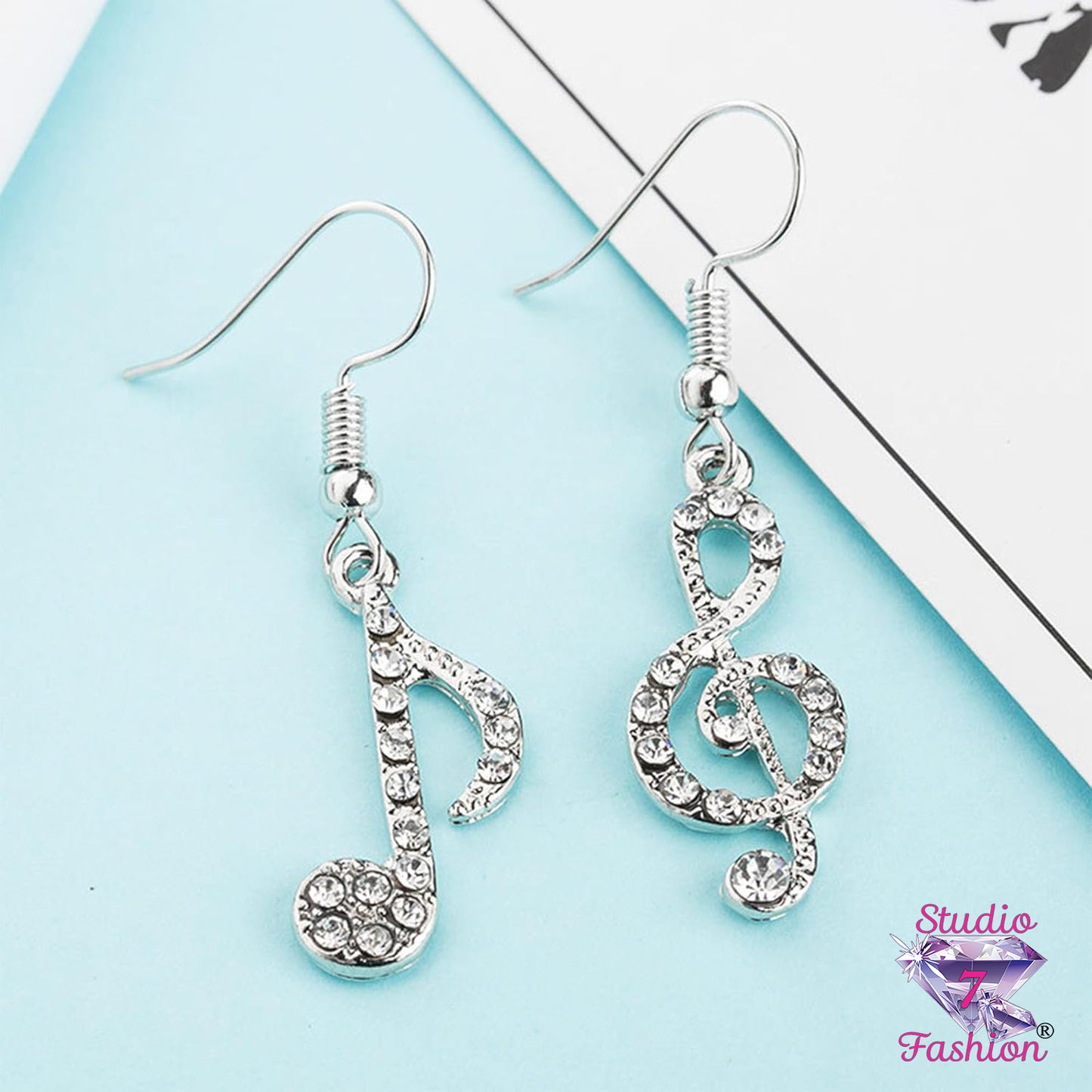 Dance With Me Musical Note Earrings