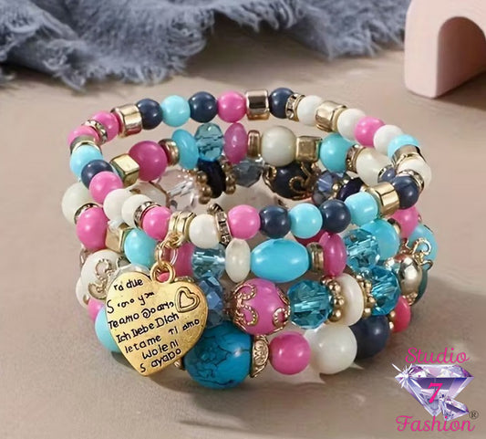 Love Languages Bracelet Stack Multi