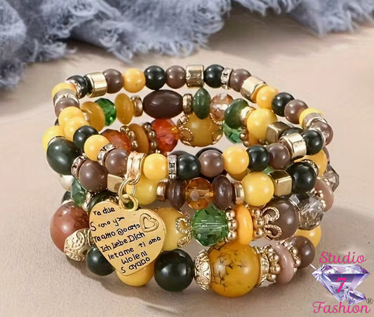 Love Languages Bracelet Stack Autumn
