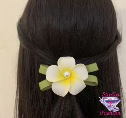 Island Plumeria Hair Clip