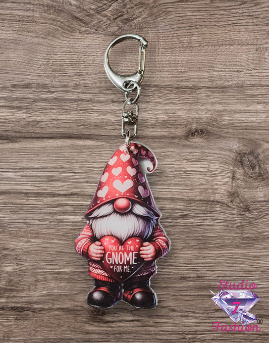 Be Mine Gnome Keychain