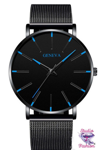 Striking Ebony Blue Men's Watch