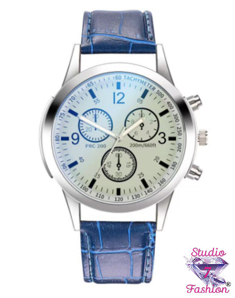 Men's Azure Textured Watch