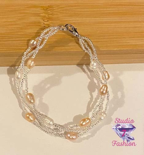 Lovely Children's Intertwined Beaded Bracelet