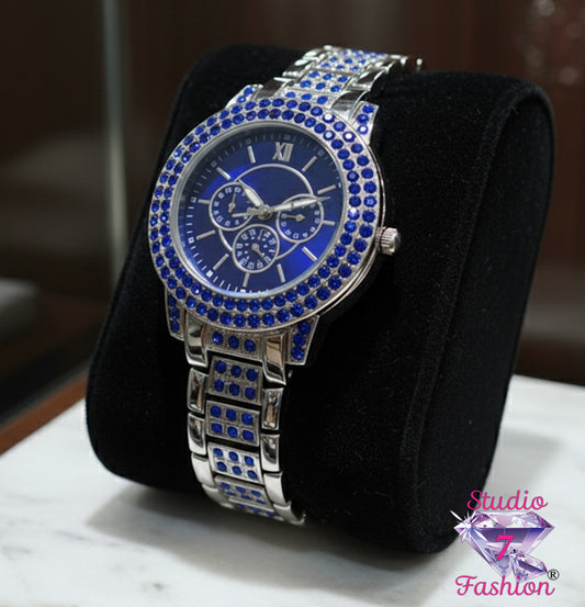 Sapphire Rhinestone Watch