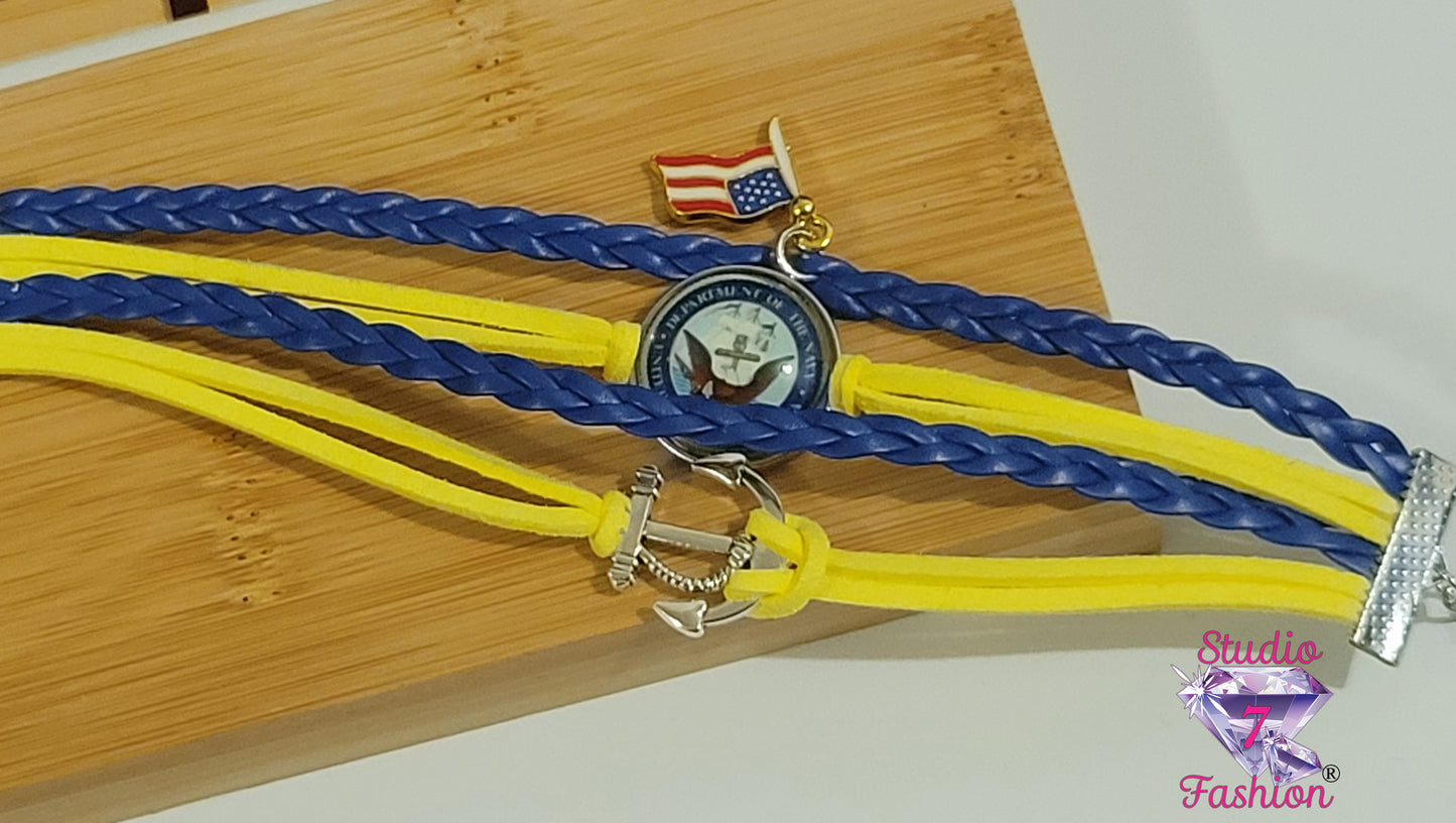 U.S. Navy Multilayer Patriot Bracelet