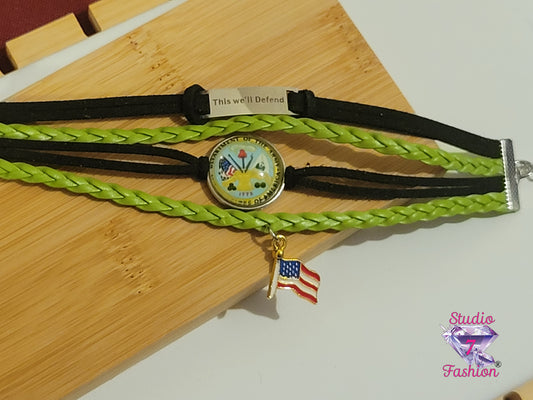 U.S. Army Multilayer Patriot Bracelet