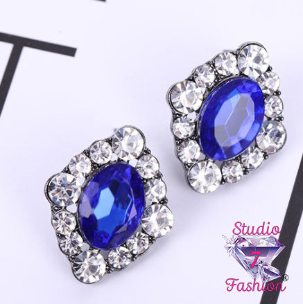 Bold Cobalt Earrings