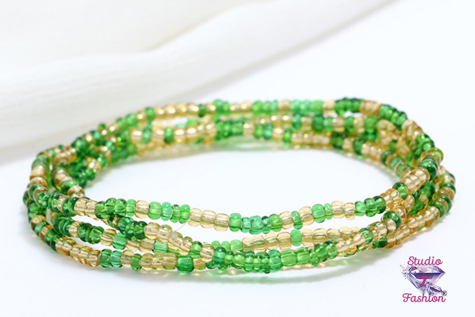 Superwrap Beaded Emerald Bracelet