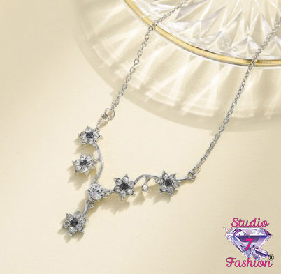 Amethyst Flora Necklace