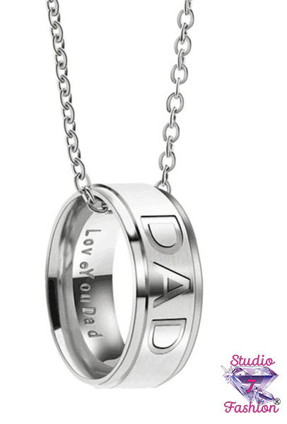 Dad Ring Necklace