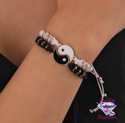 Yin and Yang Corded Bracelets