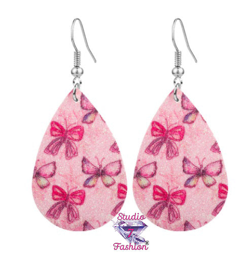 Butterfly Teardrop Earrings