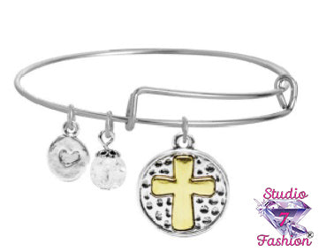 Cross Charm Bracelet