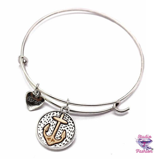 Anchor Charm Bracelet