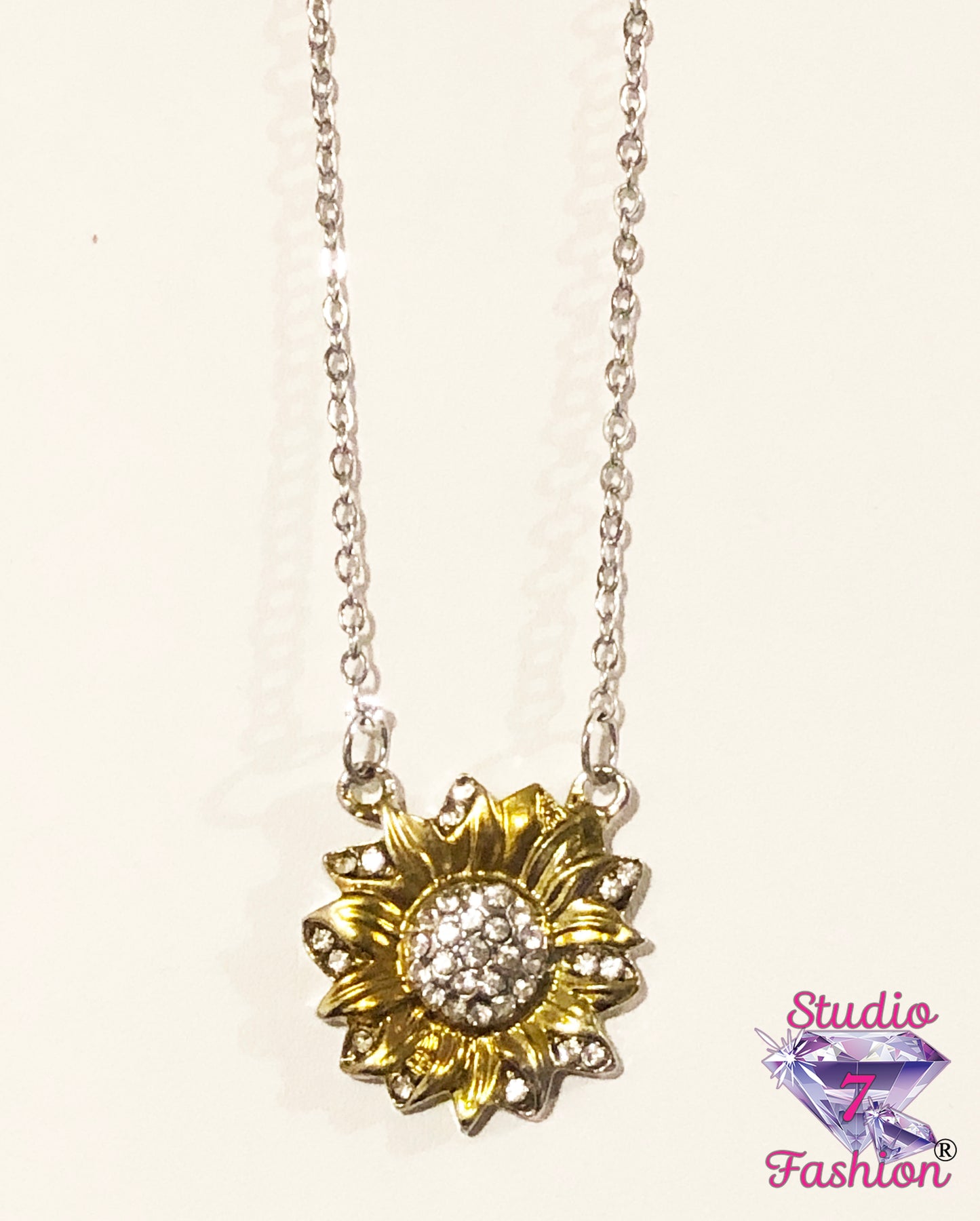 My Sunshine Sunflower Necklace