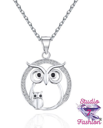 Wise Mama Owl Necklace